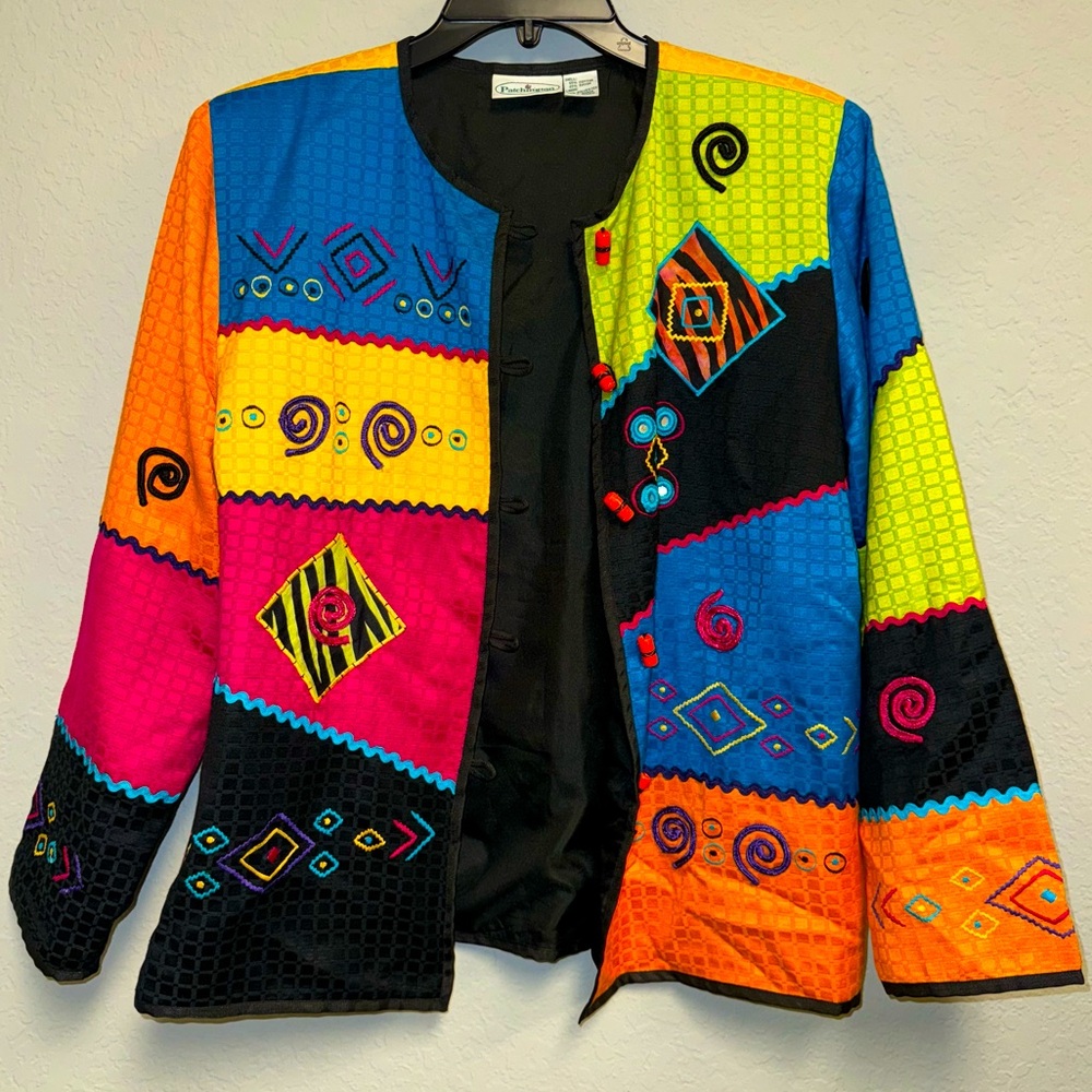 Patchington M colorful patch jacket